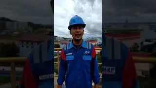 Penggatian bag filter fly ash silo
