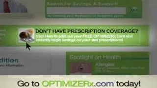 OptimizeRx Drug Savings and Coupons