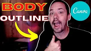 How To Get a Body Outline Effect In Canva For YouTube Thumbnails