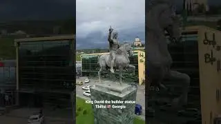 King David the builder statue . Tbilisi #georgia