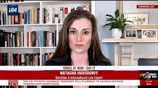 Natasha Hausdorff on I24 News