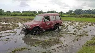land preparation with pajero gen 1
