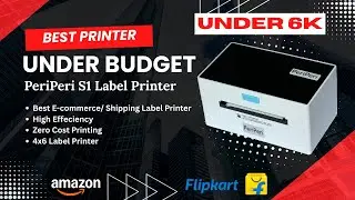 PeriPeri S1 Label Printer Deliver Low Cost with High Resolution | Phone + Mac + Windows + PC Support