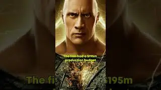 Black Adam to Lose $100m at Box Office #shorts
