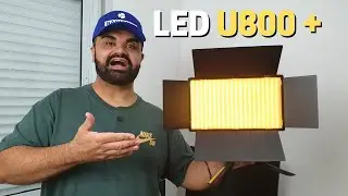 ILUMINAÇÃO LED para Gravação & Fotografia U800 + (VEDO) Menos de R$ 300,00 !