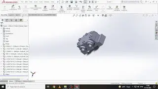 Double bearing assembly in solidworks with animation