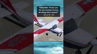 Custom Cessna Brief Stick! #Unboxing #Airplane #Aviation #Reviews #5stars #Aircraft #Replica #Plane