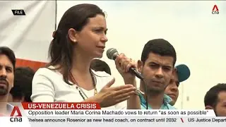 Venezuelan opposition leader Machado vows to return home; VP Rodriguez sworn in as acting president