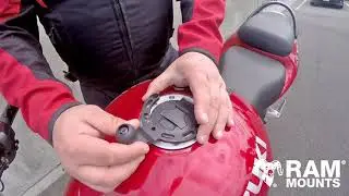RAM&reg; Mounts Motorcycle Gas Tank Mount   Overview & Installation