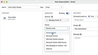 Content Bursting for Reports and Documents
