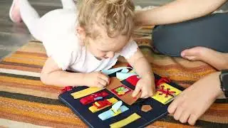 Broadream&reg; Toddler Busy Board mp4