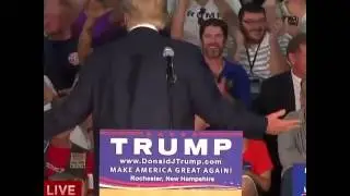 Donald Trump changes the subject