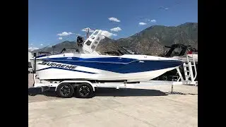 2020 Supreme ZS232 Walkthrough - Canadian Blue Flake / White - Incredible Wakesurf Boat