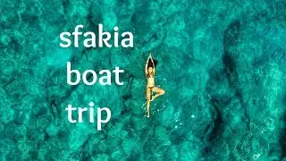 Crete Chania Sfakia boat trip with dji mavic pro & gopro