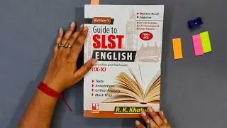 Review's Guide to SLST English (IX-X) Book Review by R.K. Khatua | Best SLST English Book