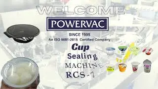 Automatic Cup Sealing Machine RCS-700 for Liquid, Curd, Buttermilk #vacuumsealer #vacuumpackaging