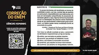 ENEM 2024 - Sociologia - 62 Prova Verde