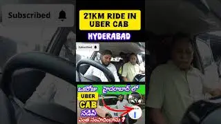 Hyderabad Uber car earnings telugu #hyderabad #ubercabtaxi #ubercab #viral #trendingshots