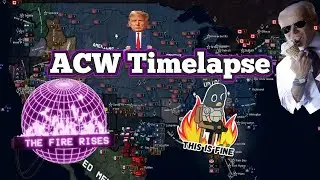The American Civil War in TFR &ndash; The Fire Rises (HOI4 Timelapse)