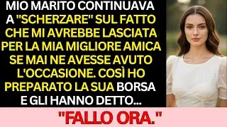 Mio marito scherzava dicendo che mi avrebbe lasciata per la mia migliore amica se ne avesse avuto...