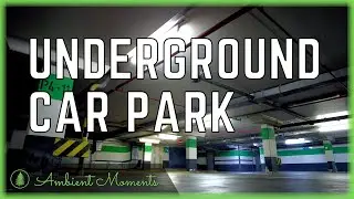 Underground Parking Lot Ambiance for 1 Hour in 4K | Sounds to Sleep and Relax | #AmbientMoments