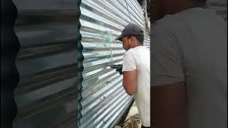#chaddar #shedroof #sheddesign #shedwork #welding #weldingmachine #profilebuilding #video