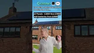 Going green doesn&rsquo;t have to cost the earth with #ecocute #solar #battery #renewableenergy #uksolar