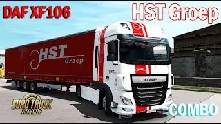 ETS2 1.34|COMBO SKIN Pack DAF XF106 HST Groep Euro Truck Simulator 2