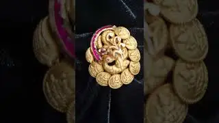 Gold ring# Peacock coin 916 gold adjustable ring #Divine collection