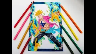 Drawing Marco The Phoenix from One Piece