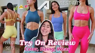 The PERFECT SPRING Activewear🐣🌷⛅️ ALPHALETE TRY ON REVIEW | Yellow Sets, Best Shorts May '25 Launch