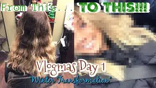 WINTER TRANSFORMATION | Vlogmas Day 1 | Lindsey Raelle