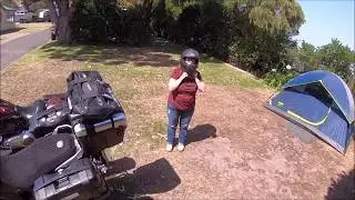 Harley Davidson And v-strom 650 Motorcycle Camping At Stanley Tasmania