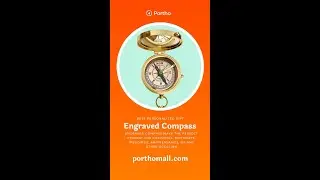Custom engraved compass - Best personalized gift #antiquegift #compass, #giftforboss #retirementgift