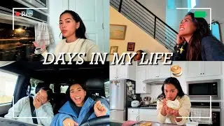 DAYS IN MY LIFE 👩🏽&zwj;🍳 bagel success, grabbing coffee + burritos, workouts + hanging at home!