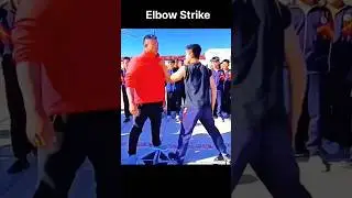 elbow strike. #elbowstrikes #kungfu #selfdifence #elbow #wushufight #martialarts #boxing #fightprep
