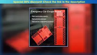 Limited Essential 2pcs Collapsible Tire Traction Pads Reliable Car Escape Device for All Terrain Ob