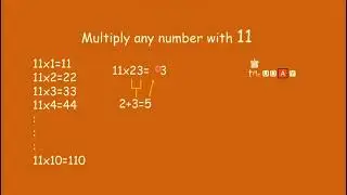 math trick: multiply any number with 11 easily