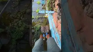 Water Parkour 💦🤯 #parkour #waterchallenge #water #pov #jump #funny