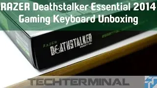 RAZER Deathstalker Essential 2014 Gaming Keyboard Unboxing