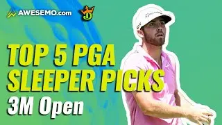 2021 3M Open Top-5 PGA DFS Sleepers | Daily Fantasy Golf