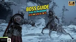 SLOW-MO BREAKDOWN: The Huntress Boss Fight - Give Me God of War Difficulty | God of War Ragnarok