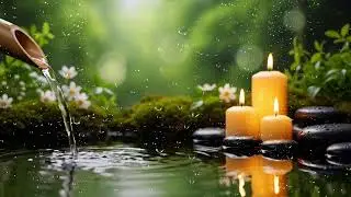 Relaxing Music for Rest and Concentration 🌿 Gentle Bamboo Water Sounds to Ease Stress
