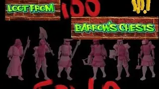 Runescape 2007 | Loot from 100 barrows chests
