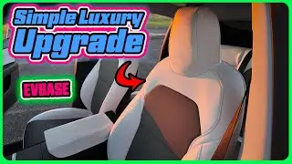 Обзор чехлов для сидений EVBASE Tesla Model Y &mdash; стоит ли обновлять сиденья кожей наппа?