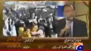 GEO TV, long march 16 march 2009, pml n