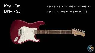 C Minor Chill Backing Track for Guitar - 95 BPM | SBT