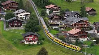Switzerland Drone Video with Sfx