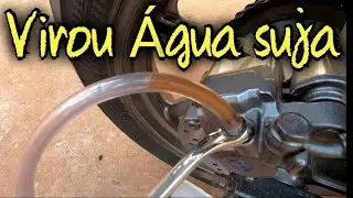 COMO TROCAR ÓLEO DE FREIO TRASEIRO CB500 COMPLETO - SANGRIA DO FLUIDO DE FREIO MOTO (TODAS AS MOTOS)