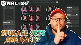 Наборы для хранения снова в продаже, в некотором роде!! NHL 26 HUT